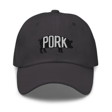 Load image into Gallery viewer, Pork Pig Embroidered Dad Hat