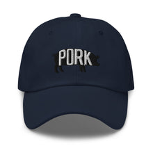 Load image into Gallery viewer, Pork Pig Embroidered Dad Hat