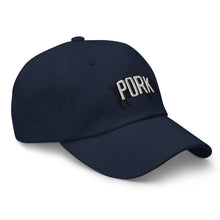 Load image into Gallery viewer, Pork Pig Embroidered Dad Hat