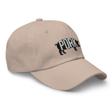 Load image into Gallery viewer, Pork Pig Embroidered Dad Hat