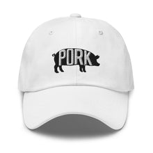 Load image into Gallery viewer, Pork Pig Embroidered Dad Hat