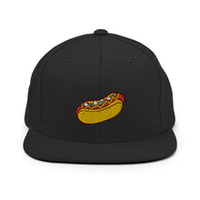 Load image into Gallery viewer, Hot Dog Embroidered Snapback Hat