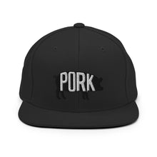 Load image into Gallery viewer, Pork Pig Embroidered Snapback Hat