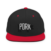 Load image into Gallery viewer, Pork Pig Embroidered Snapback Hat