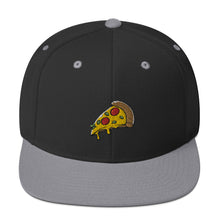 Load image into Gallery viewer, Pizza Slice Embroidered Snapback Hat