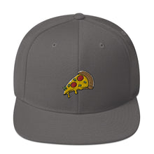 Load image into Gallery viewer, Pizza Slice Embroidered Snapback Hat