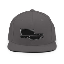Load image into Gallery viewer, Chef's Knife & Meat Cleaver Embroidered Snapback Hat