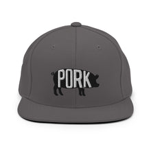 Load image into Gallery viewer, Pork Pig Embroidered Snapback Hat