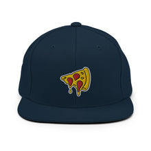 Load image into Gallery viewer, Drippy Pizza Slice Embroidered Snapback Hat