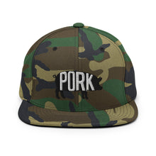 Load image into Gallery viewer, Pork Pig Embroidered Snapback Hat