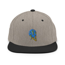 Load image into Gallery viewer, Melting Planet Earth Ice Cream Cone Snapback Hat