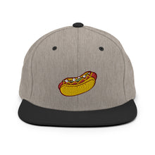 Load image into Gallery viewer, Hot Dog Embroidered Snapback Hat