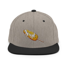Load image into Gallery viewer, Elote Locos Corn Cob Embroidered Snapback Hat