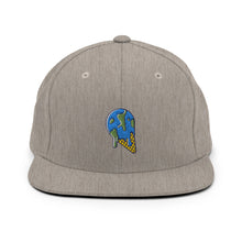 Load image into Gallery viewer, Melting Planet Earth Ice Cream Cone Snapback Hat