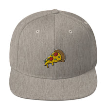 Load image into Gallery viewer, Pizza Slice Embroidered Snapback Hat