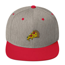 Load image into Gallery viewer, Pizza Slice Embroidered Snapback Hat