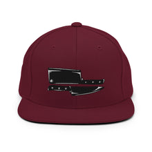 Load image into Gallery viewer, Chef's Knife & Meat Cleaver Embroidered Snapback Hat