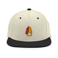 Load image into Gallery viewer, Ketchup & Mustard Condiments Snapback Hat