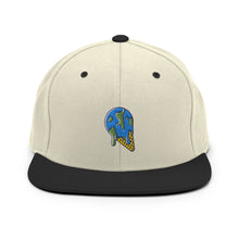Load image into Gallery viewer, Melting Planet Earth Ice Cream Cone Snapback Hat