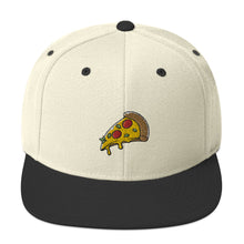 Load image into Gallery viewer, Pizza Slice Embroidered Snapback Hat