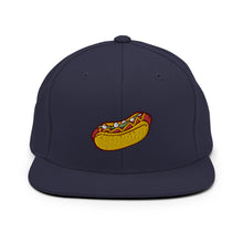 Load image into Gallery viewer, Hot Dog Embroidered Snapback Hat