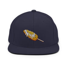 Load image into Gallery viewer, Elote Locos Corn Cob Embroidered Snapback Hat