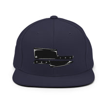 Load image into Gallery viewer, Chef's Knife & Meat Cleaver Embroidered Snapback Hat