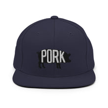 Load image into Gallery viewer, Pork Pig Embroidered Snapback Hat