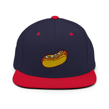 Load image into Gallery viewer, Hot Dog Embroidered Snapback Hat