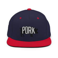 Load image into Gallery viewer, Pork Pig Embroidered Snapback Hat