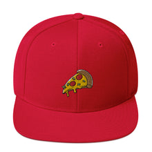 Load image into Gallery viewer, Pizza Slice Embroidered Snapback Hat