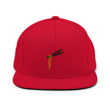 Load image into Gallery viewer, Chopsticks And Noodles Embroidered Snapback Hat