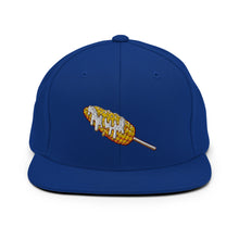 Load image into Gallery viewer, Elote Locos Corn Cob Embroidered Snapback Hat