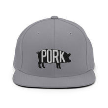 Load image into Gallery viewer, Pork Pig Embroidered Snapback Hat