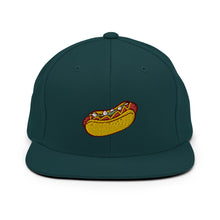 Load image into Gallery viewer, Hot Dog Embroidered Snapback Hat