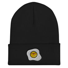 Load image into Gallery viewer, Kawaii Fried Egg Embroidered Cuffed Beanie