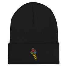 Load image into Gallery viewer, Triple Ice Cream Scoop Cone Cuffed Beanie