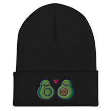 Load image into Gallery viewer, Avocado Lover Embroidered Cuffed Beanie
