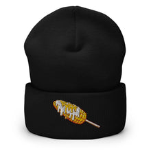 Load image into Gallery viewer, Elote Locos Corn Cob Embroidered Cuffed Beanie