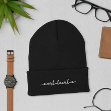 Load image into Gallery viewer, Eat Local Embroidered Cuffed Beanie