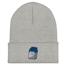 Load image into Gallery viewer, Kawaii Milk Carton Embroidered Cuffed Beanie