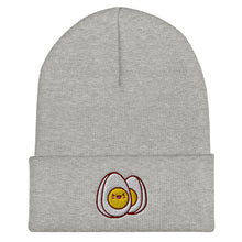 Load image into Gallery viewer, Kawaii Eggs Embroidered Cuffed Beanie