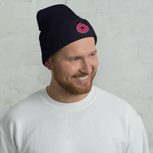Load image into Gallery viewer, Sprinkle Donut Embroidered Cuffed Beanie