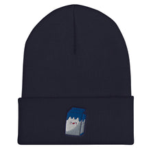 Load image into Gallery viewer, Kawaii Milk Carton Embroidered Cuffed Beanie