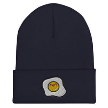 Load image into Gallery viewer, Kawaii Fried Egg Embroidered Cuffed Beanie