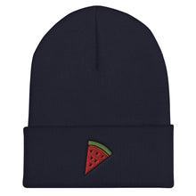Load image into Gallery viewer, Watermelon Slice Embroidered Cuffed Beanie