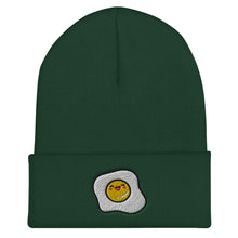 Load image into Gallery viewer, Kawaii Fried Egg Embroidered Cuffed Beanie