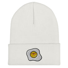Load image into Gallery viewer, Kawaii Fried Egg Embroidered Cuffed Beanie