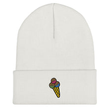 Load image into Gallery viewer, Triple Ice Cream Scoop Cone Cuffed Beanie