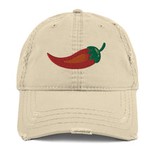 Load image into Gallery viewer, Red Chili Pepper Distressed Dad Hat